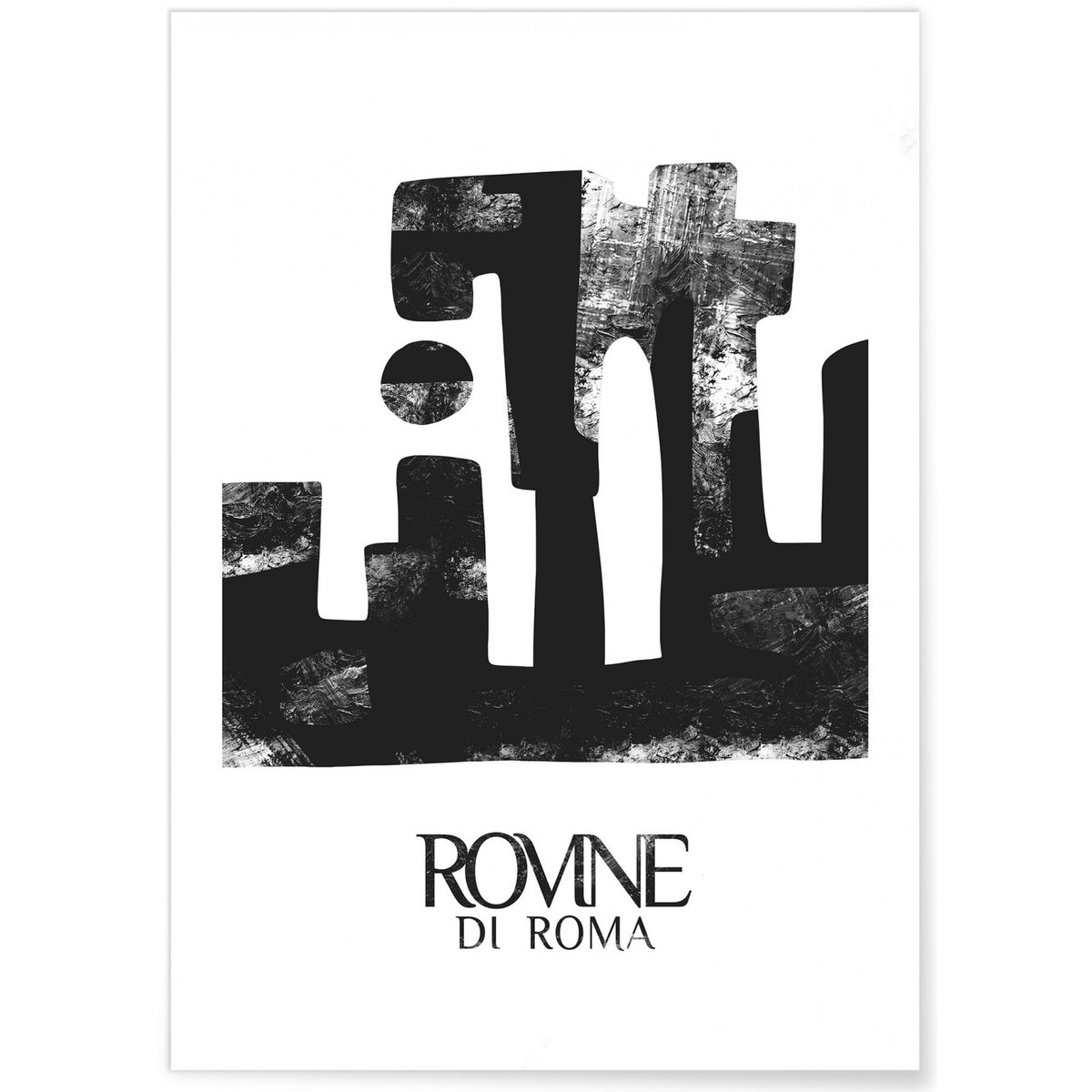 Affiche 'Rovine di Roma' blanc, L'AFFICHERIE