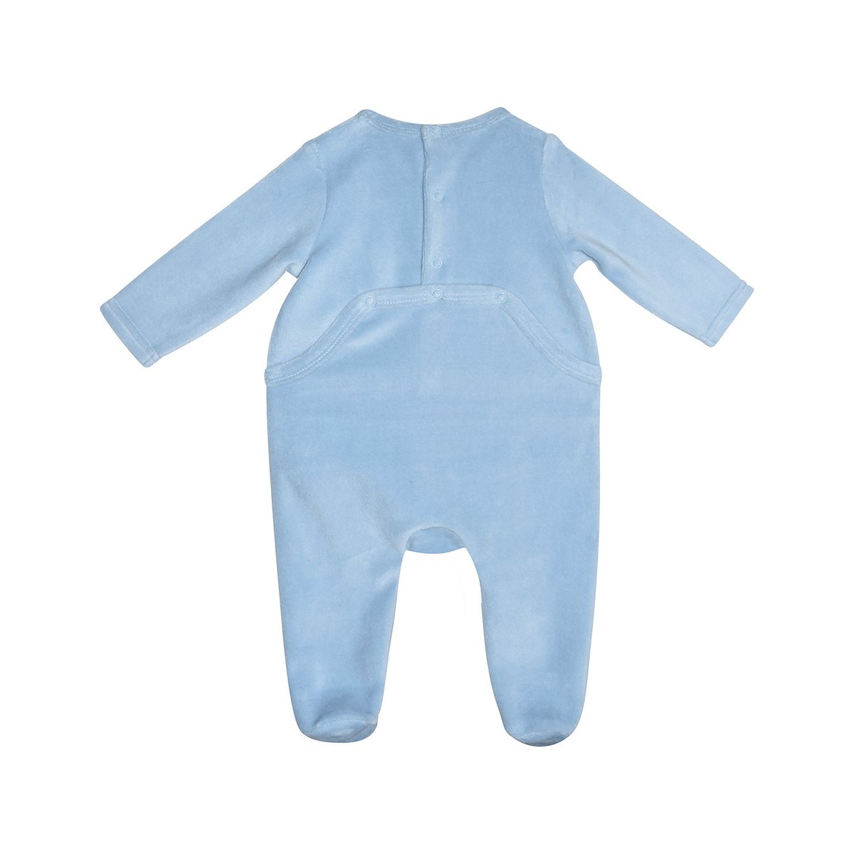 Dors bien redwan velours rase pont dos bebe bleu, SUCRE D'ORGE