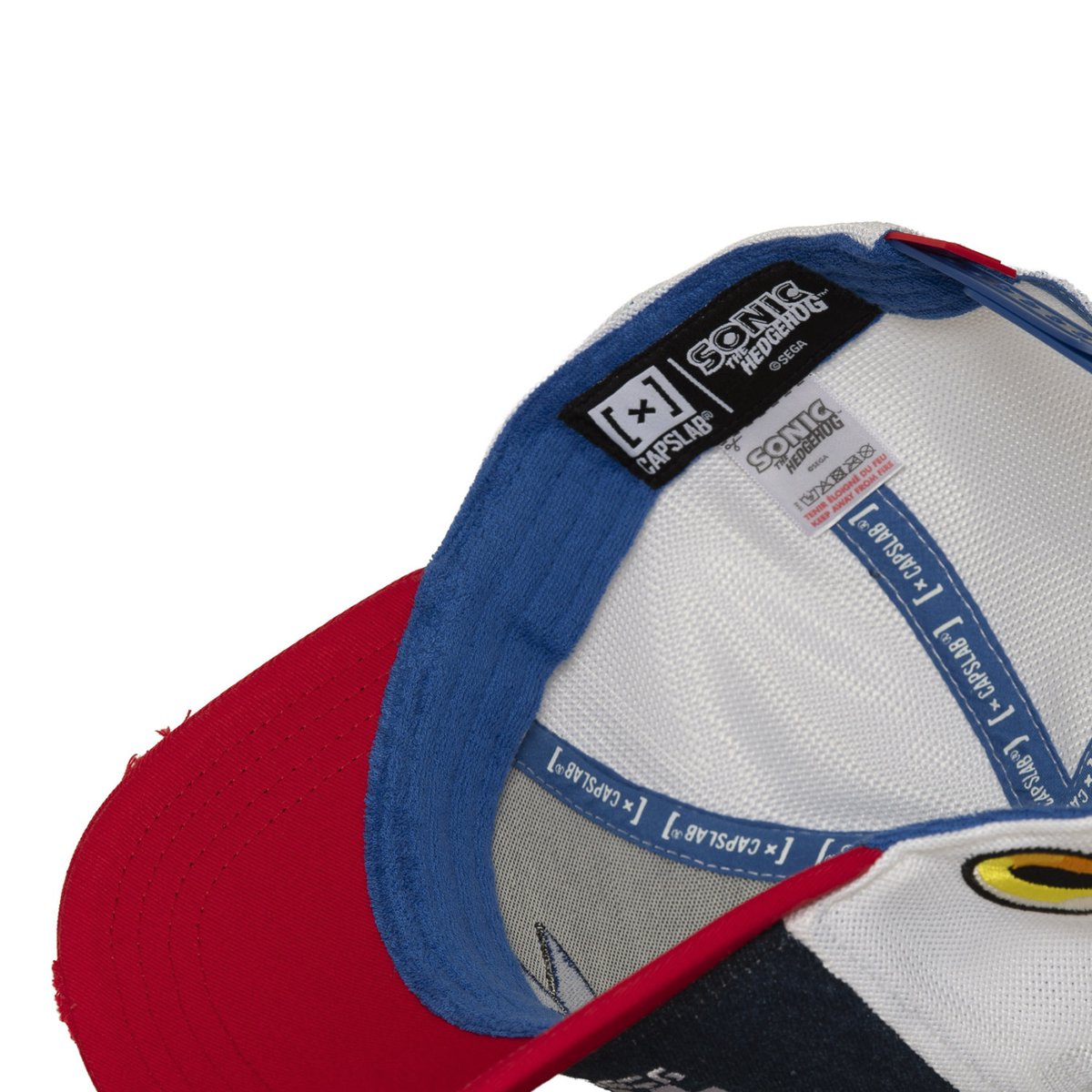 Casquette trucker SONIC bleu/blanc/rouge, CAPSLAB