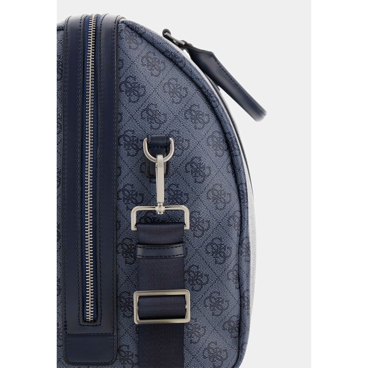 Sac Weekender Pisa Logo 4G bleu, GUESS