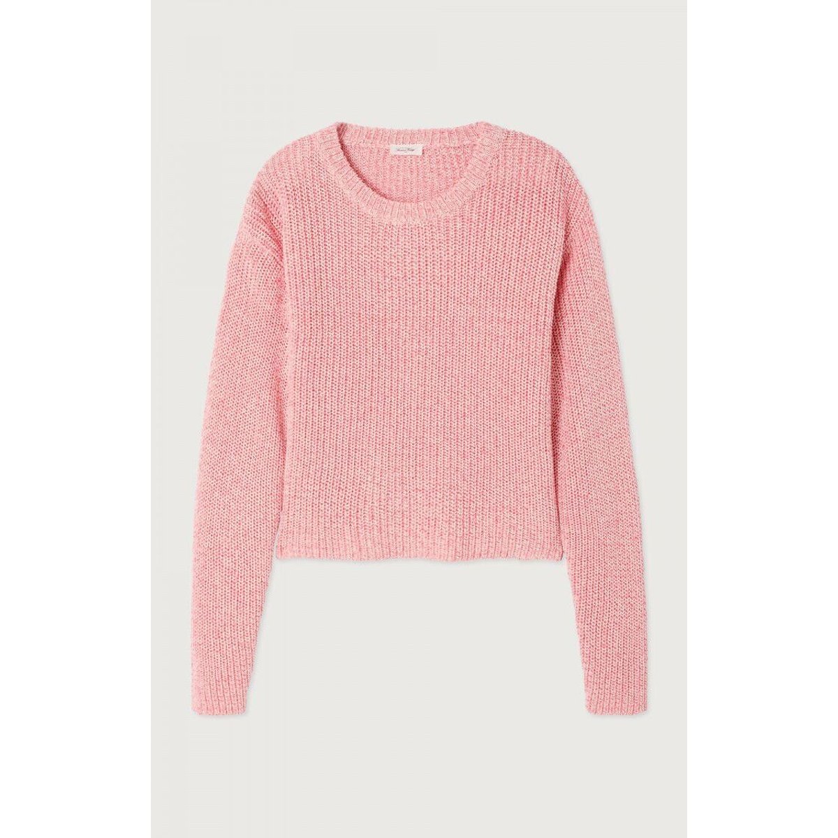 Pull court et ample, TWILY blanc/rose, AMERICAN VINTAGE