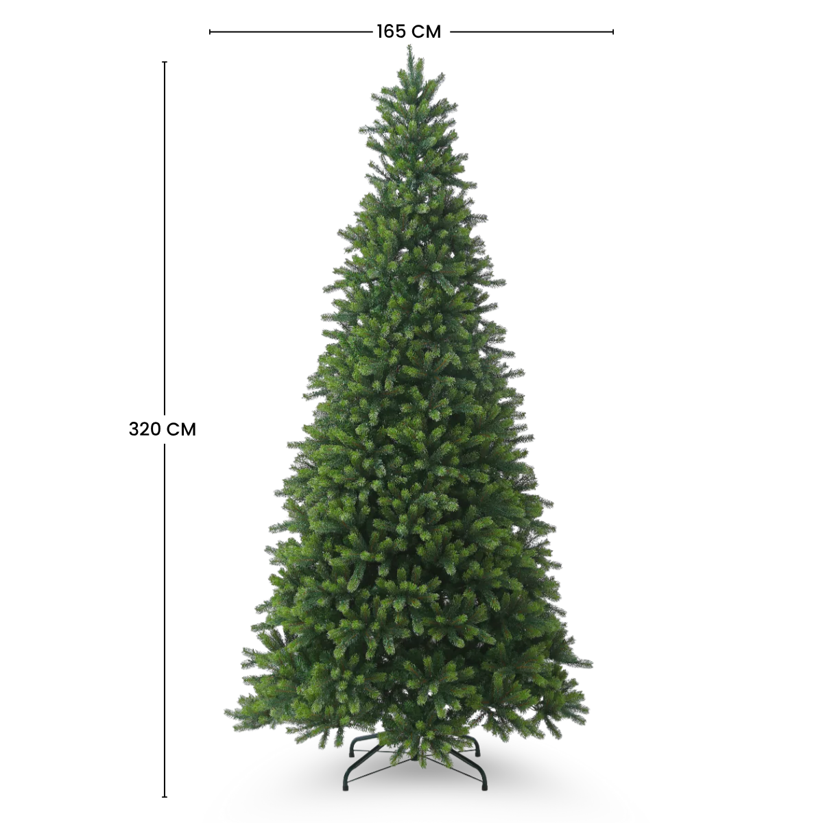 Sapin de noël décoratif artificiel H320 NOËL vert, SIA