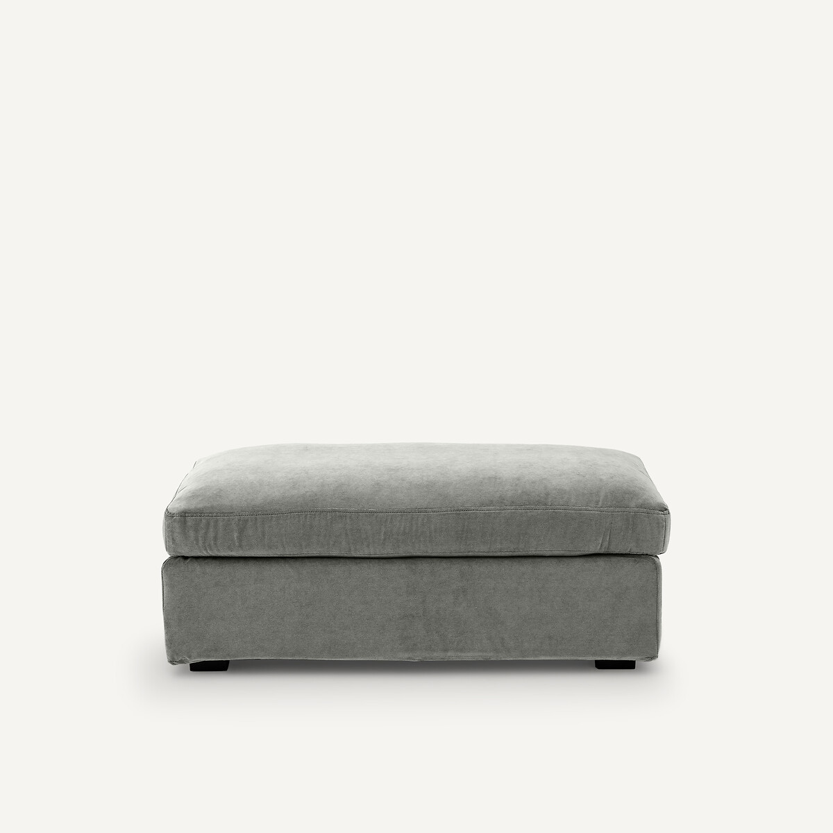 Repose-pied velours stonewashed, Neo Chiquito vert sapin, AM.PM