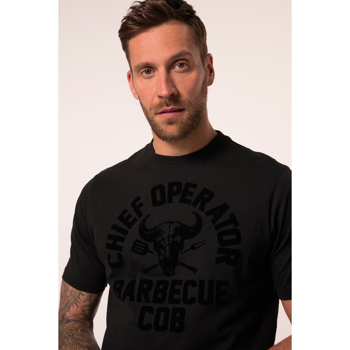 T-shirt à manches courtes noir, JP1880