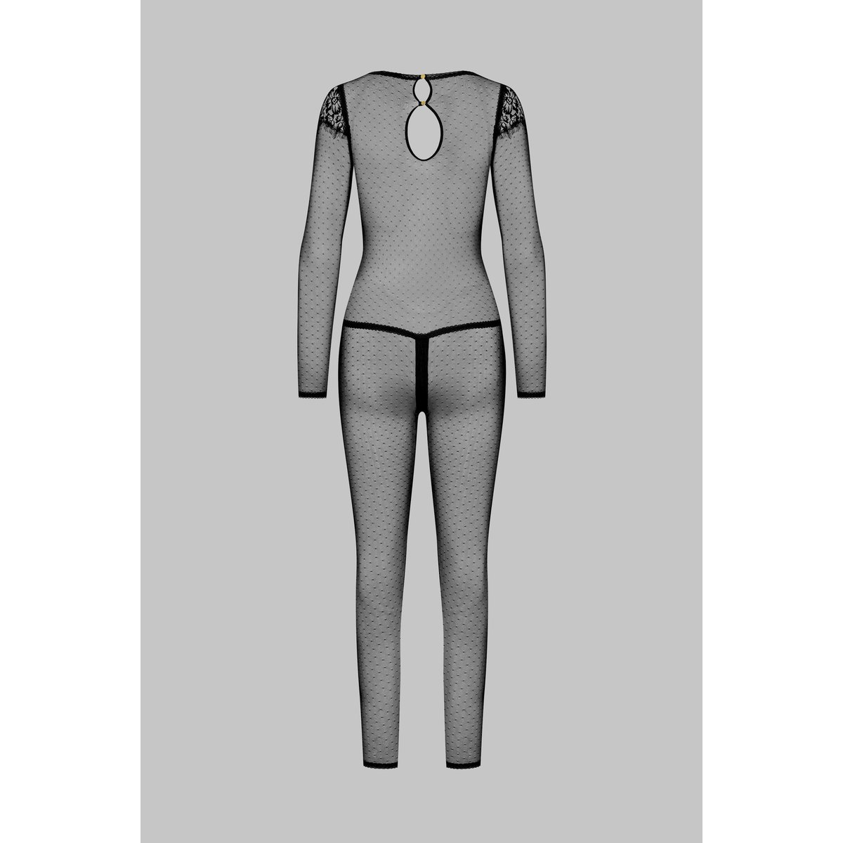 Catsuit ouvrable INSPIRATION DIVINE noir, MAISON CLOSE