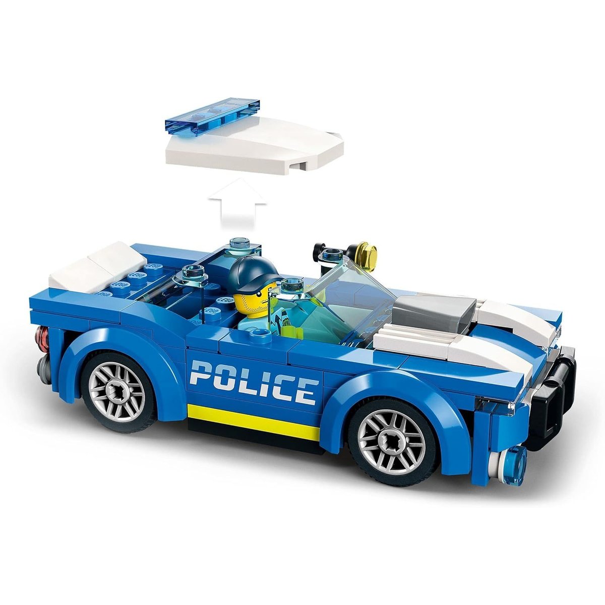 LEGO City - Set de la Voiture de Police 60312 pour Enfants multicolore, LEGO