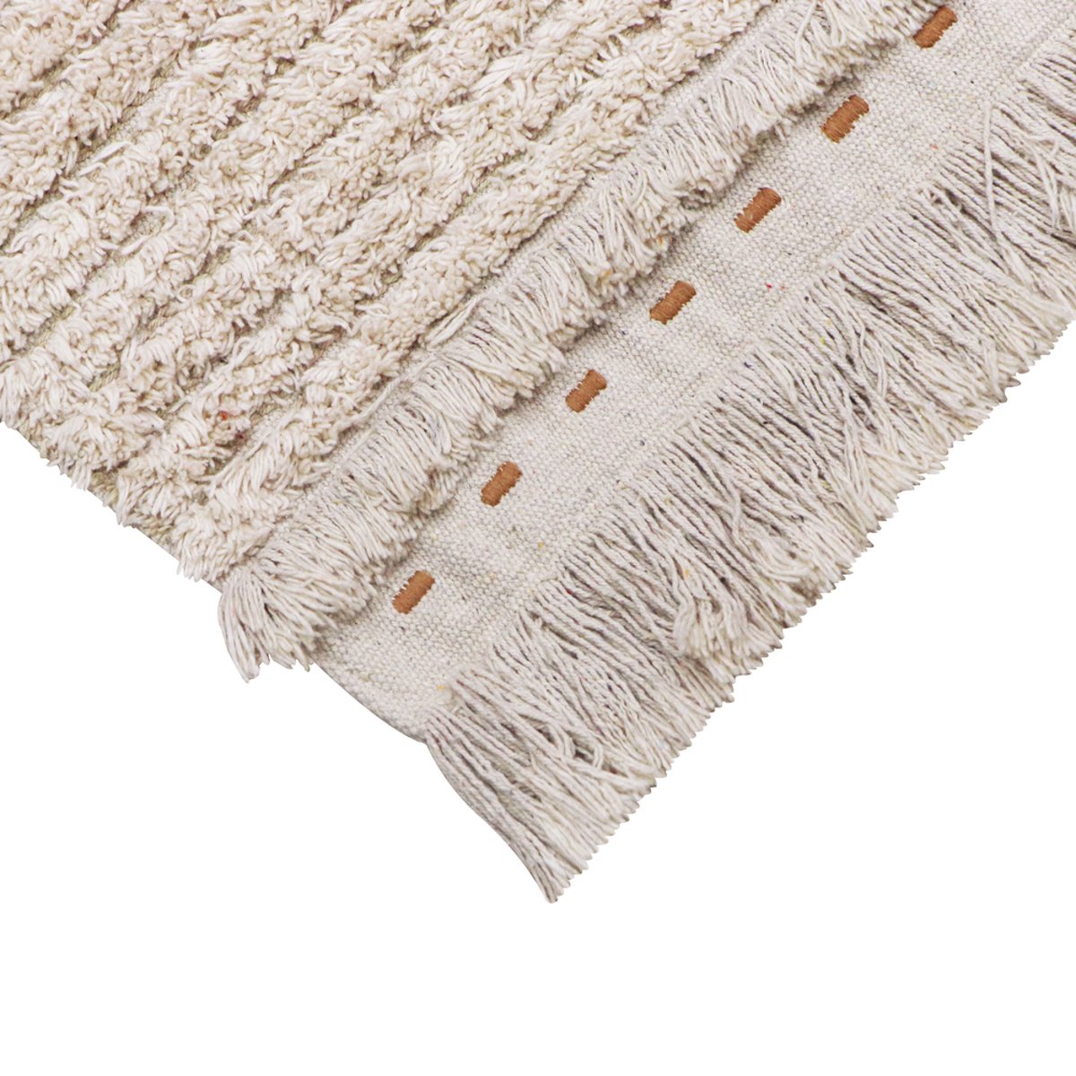 Tapis Rectangulaire en coton Tapis réversible Duetto REVERSIBLE marron, LORENA CANALS