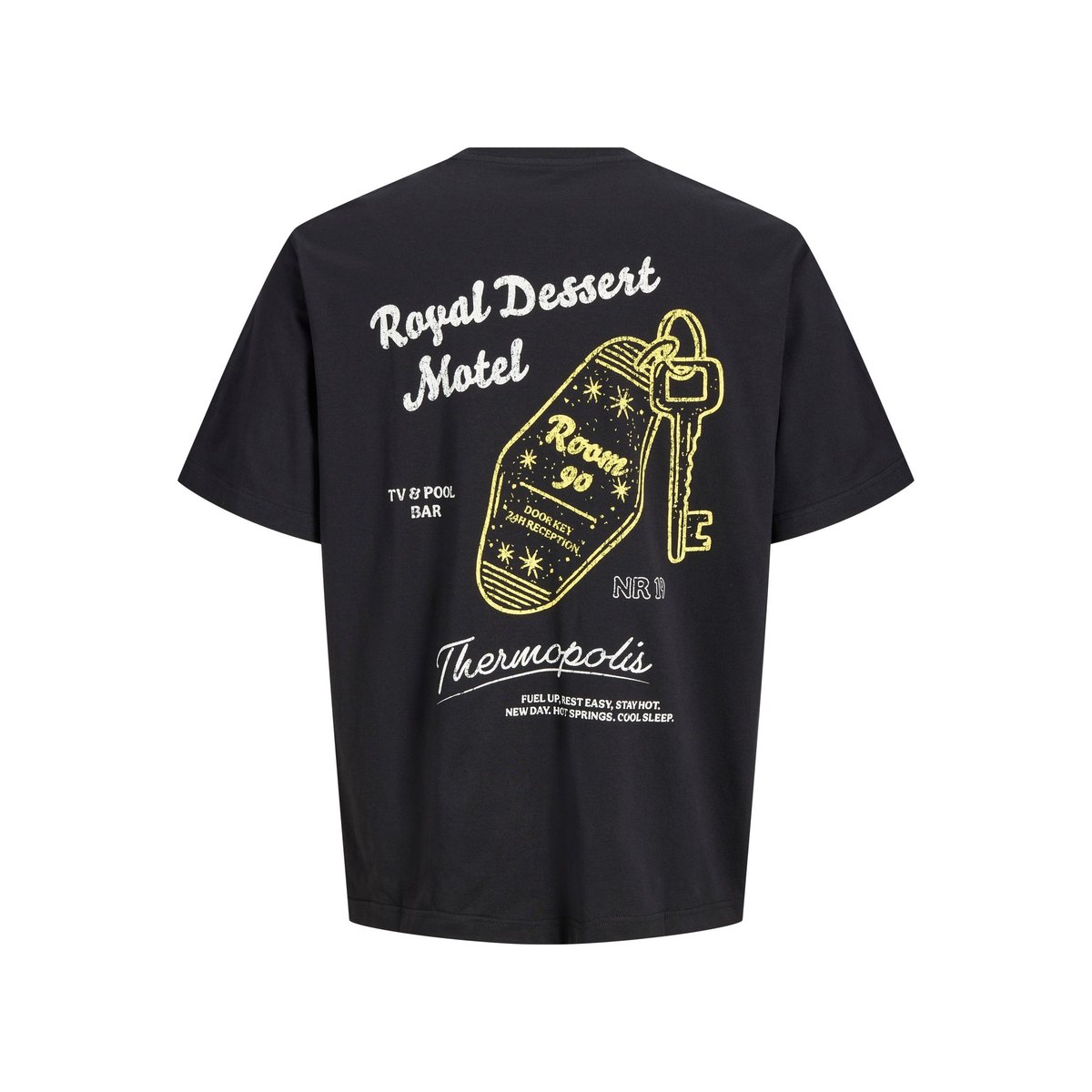 T-Shirt black 1, JACK & JONES