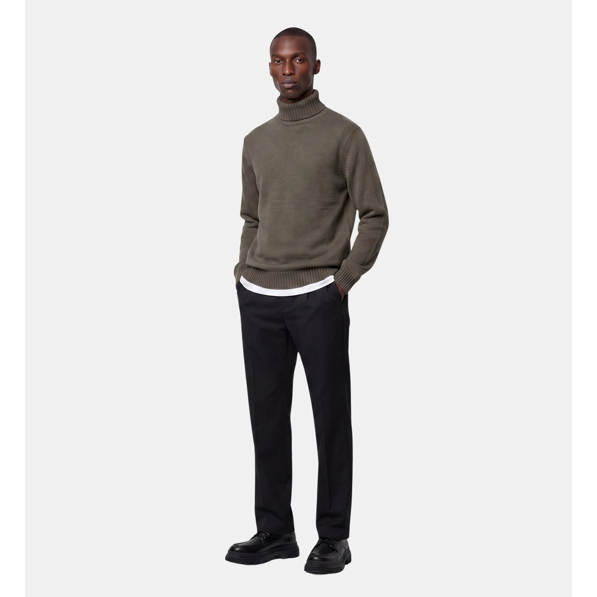 Glh teavyturt pull kaki olive, GALERIES LAFAYETTE