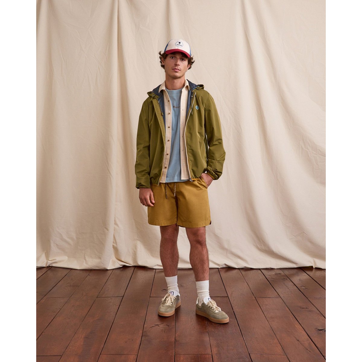 Imperméable CARNOET kaki foncé, FAGUO