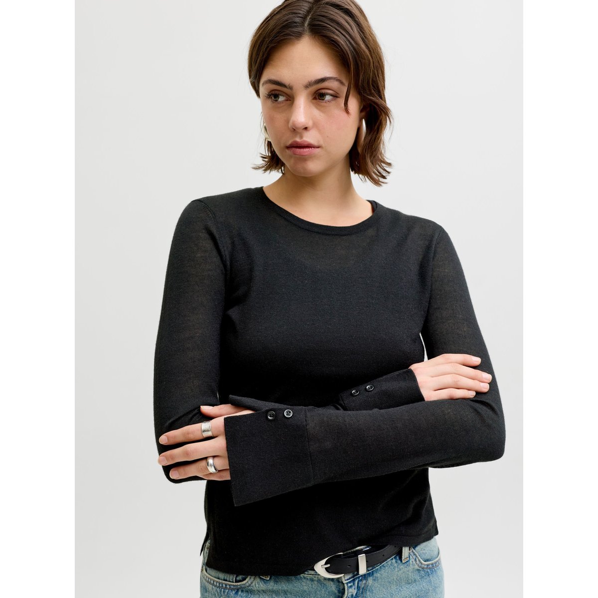 Pull En Maille noire - black, JJXX