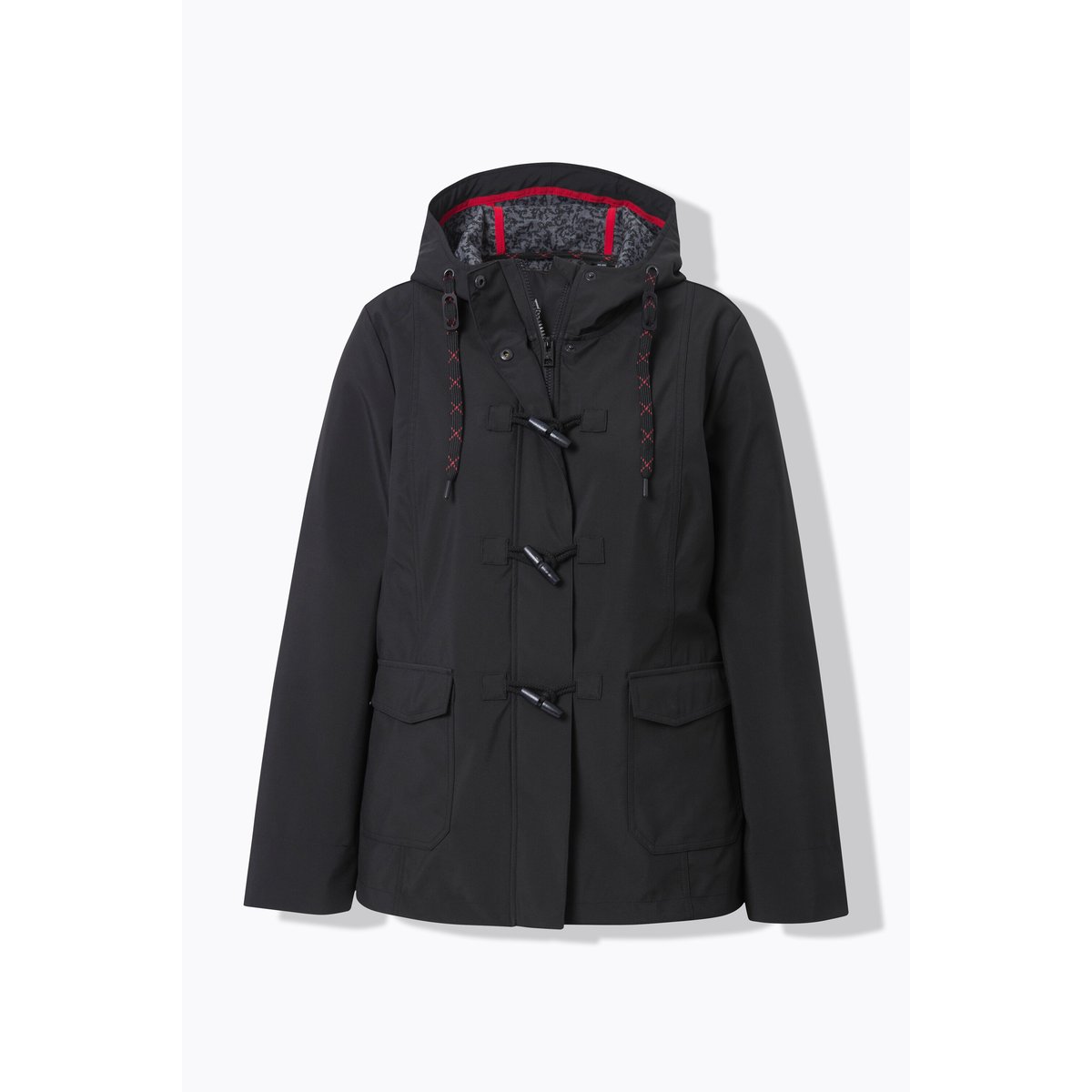 Veste softshell HYPRAR à capuche. Matière noir, ULLA POPKEN