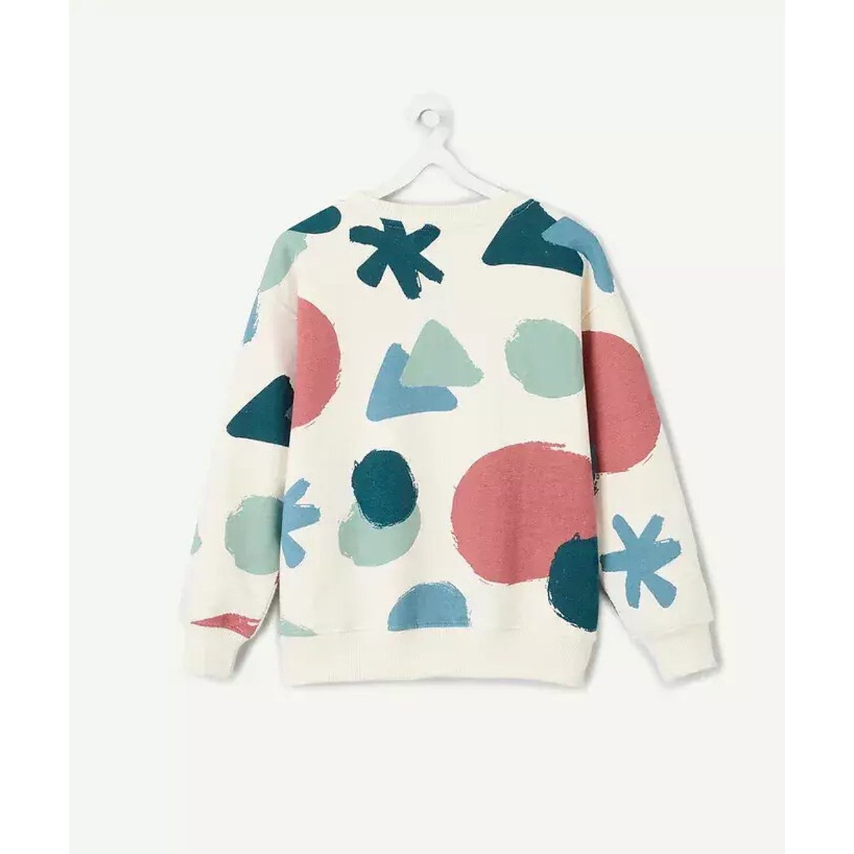 Printed Sweatshirt print/ecru background, TAPE A L'OEIL