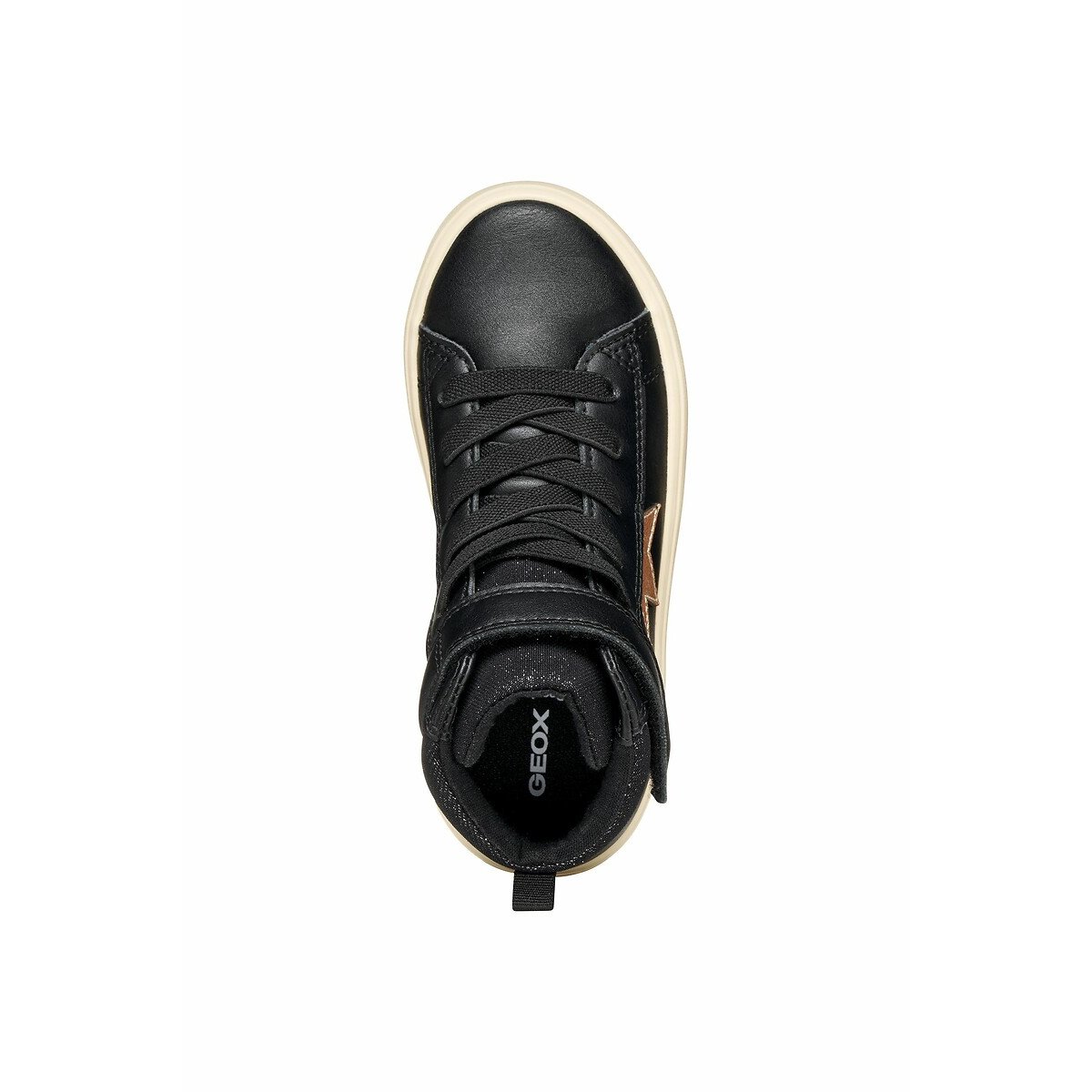 Zapatillas altas transpirables Gisli negro, GEOX