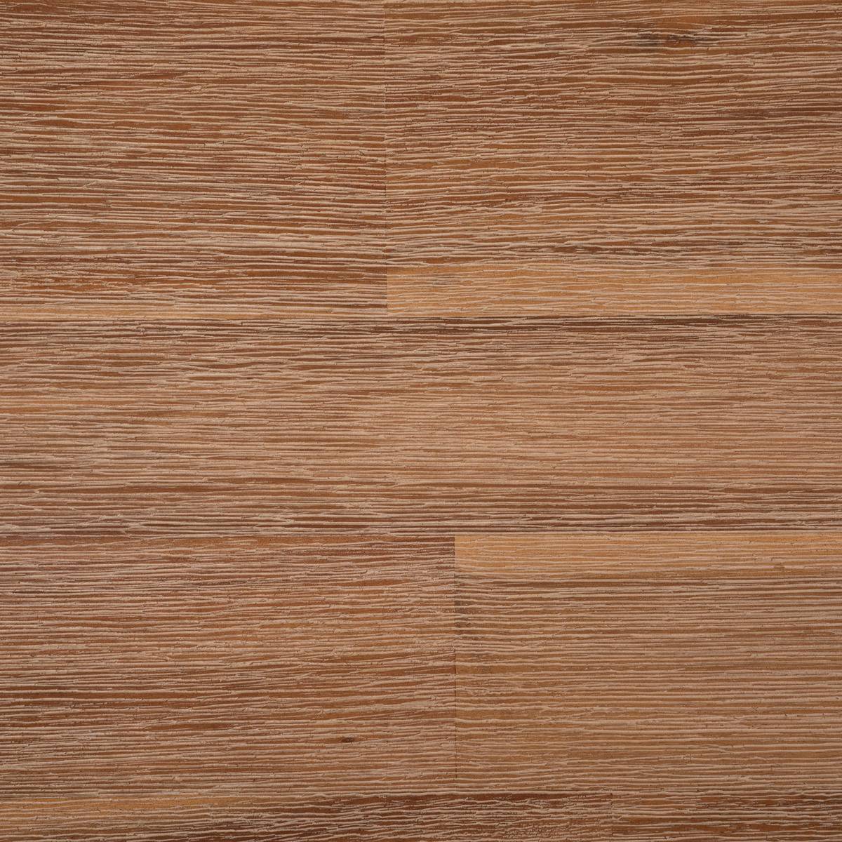 Meuble TV bois d'acacia portes cannelées SABOR beige, ATMOSPHERA