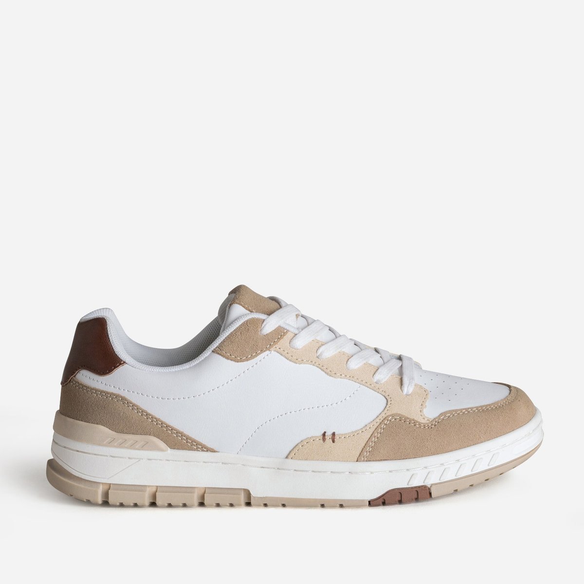 Basket en cuir PHILIBERT blanc, ERAM