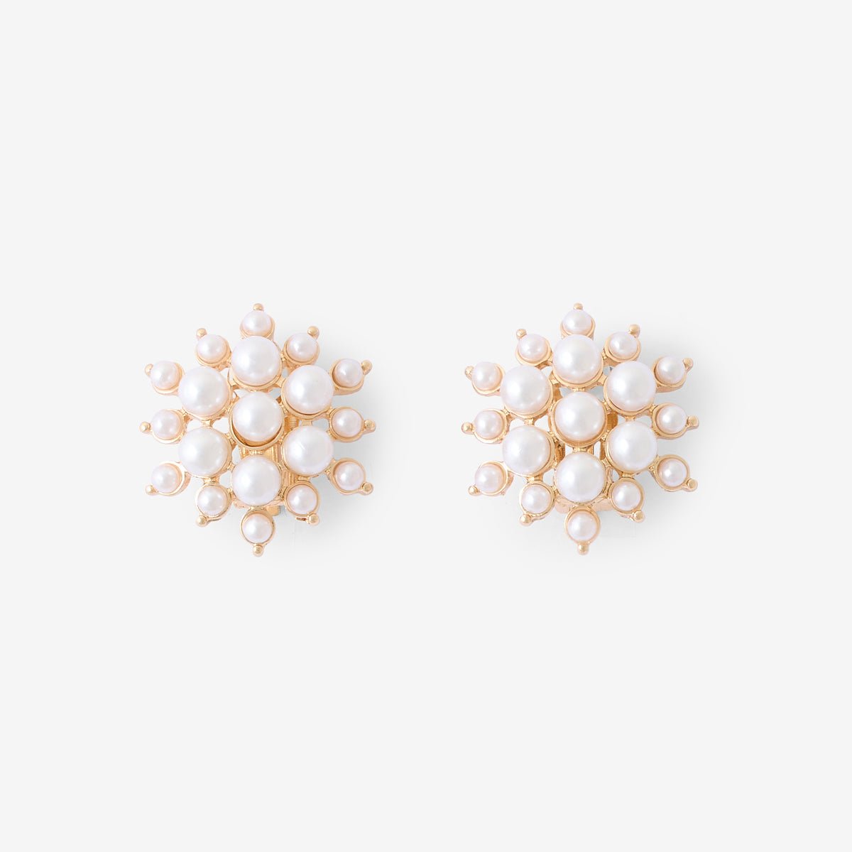 Clips d'oreilles multi perles perle, BALABOOSTE