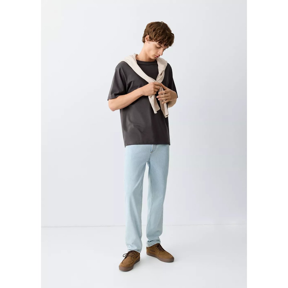 Jean regular-fit bleu clair, MANGO TEEN