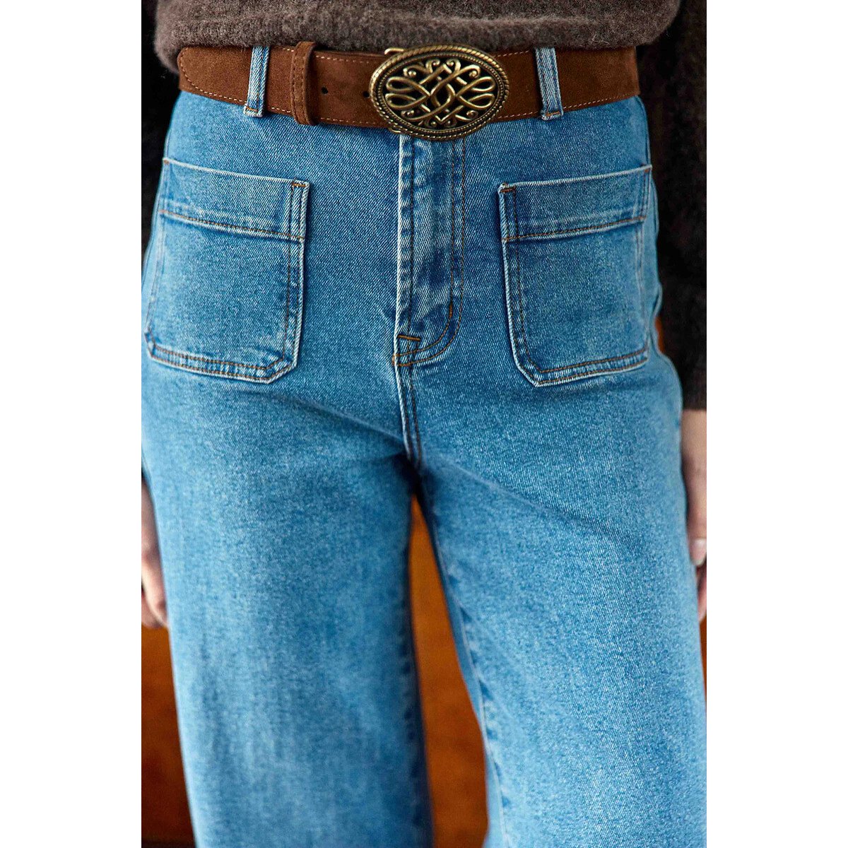 Jean large taille haute, ATLANTY medium stone, LA PETITE ETOILE