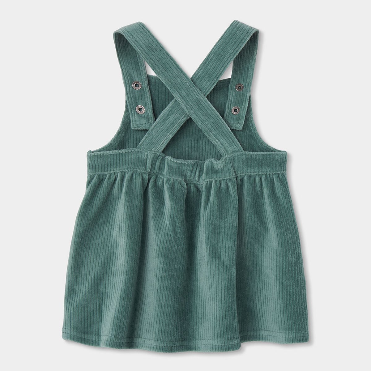 Robe chasuble bretelles croisées vert, BOBOLI