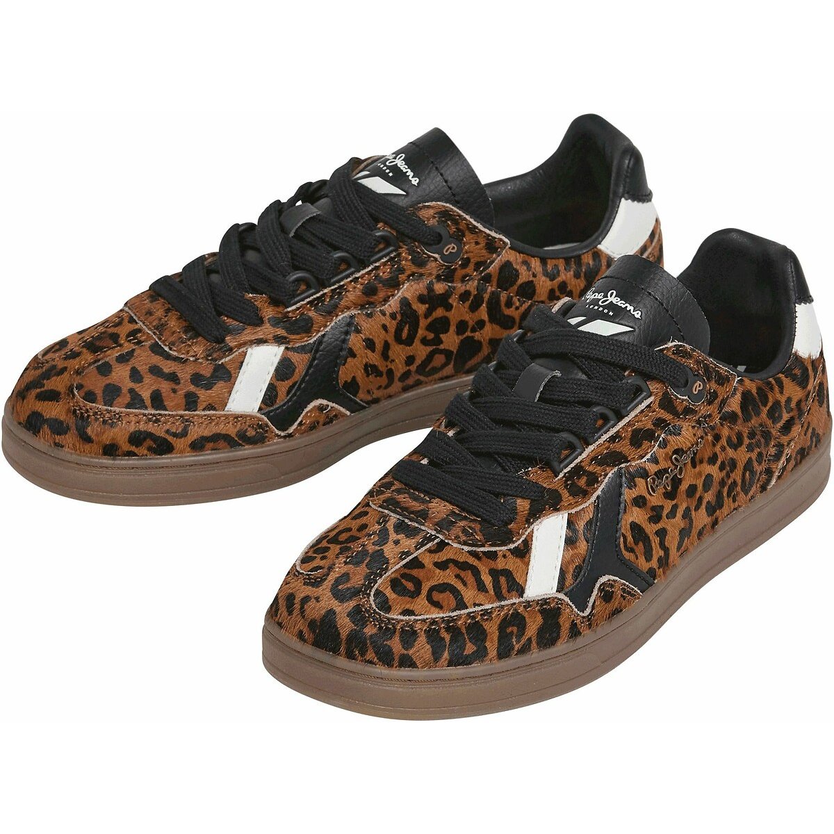 Baskets Ball Print W imprimé léopard, PEPE JEANS