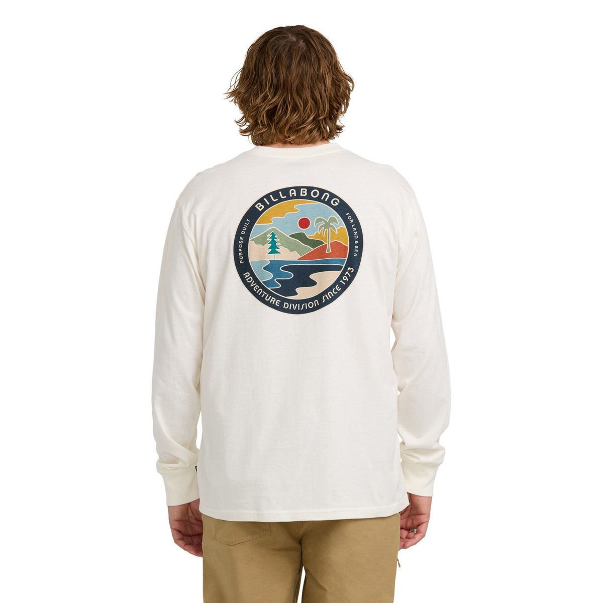 T shirt manches longues ROCKIES A/DIV blanc off white, BILLABONG