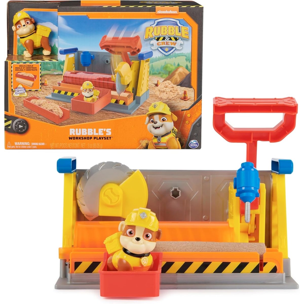 Rubble & Crew - Atelier Playset orange, SPIN MASTER