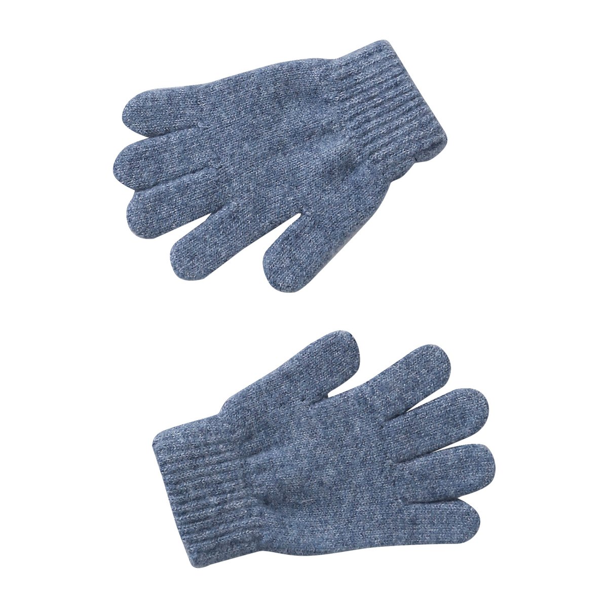 Ensemble tricot bonnet, snood et gants bleu ciel, VERTBAUDET