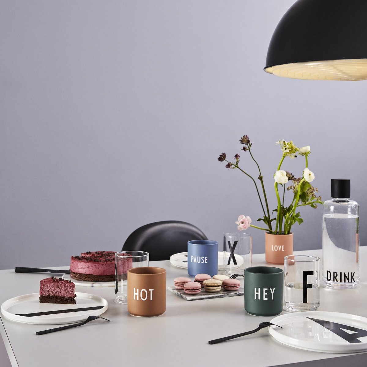 Mug Rose en Porcelaine Sweatheart rose, DESIGN LETTERS