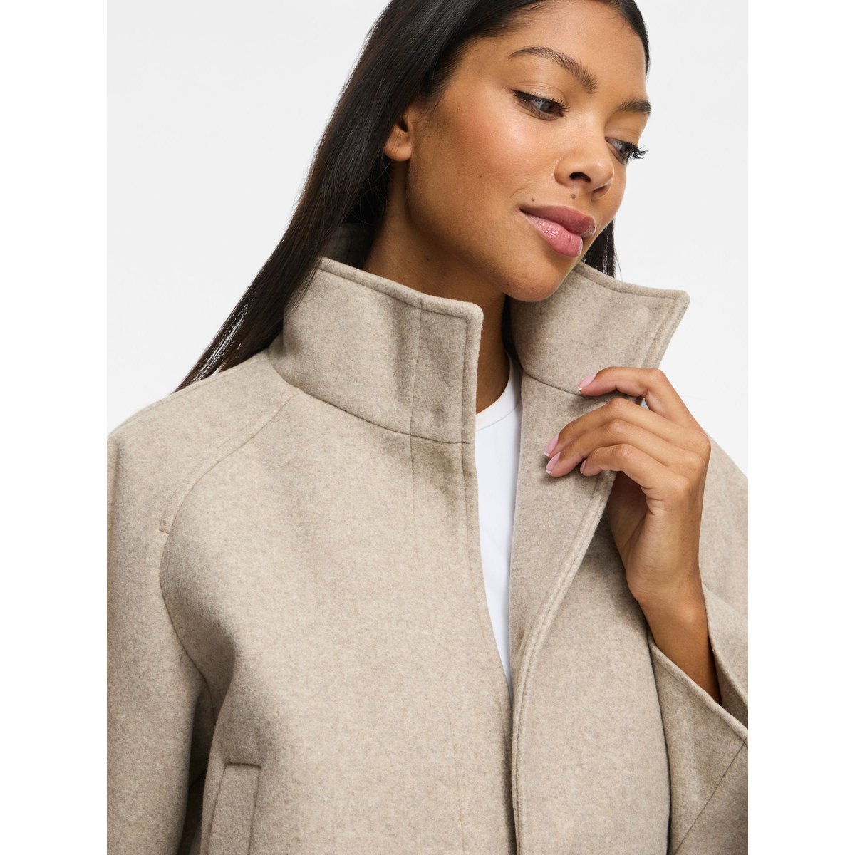 Veste marron - natural melange1, VILA