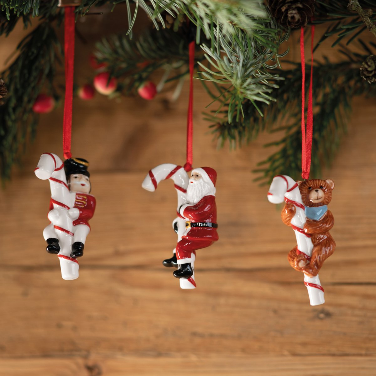 Ornements Sucre D'orge, 3 Pcs NOSTALGIC ORNAMENTS multicolore, VILLEROY & BOCH