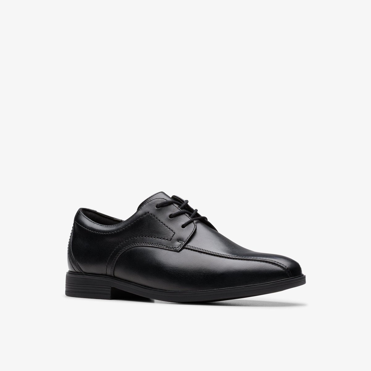 Derbies Cuir Coupe Large JONWIN LOOP Y noir, CLARKS