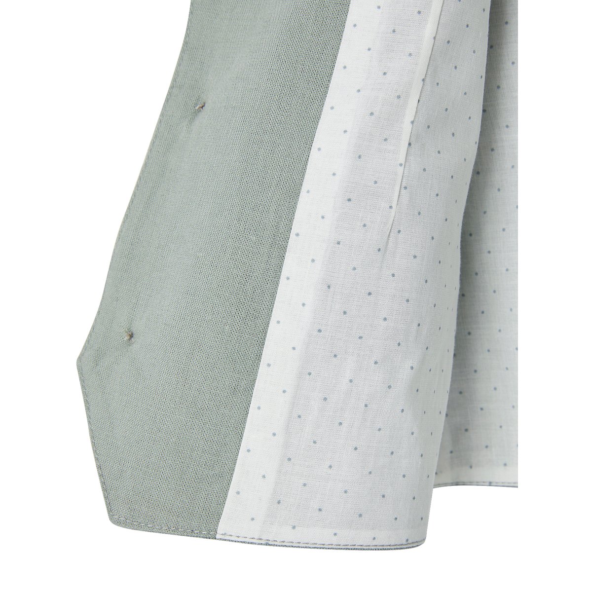 Veste sans manches de cérémonie en coton/ lin vert sauge, VERTBAUDET