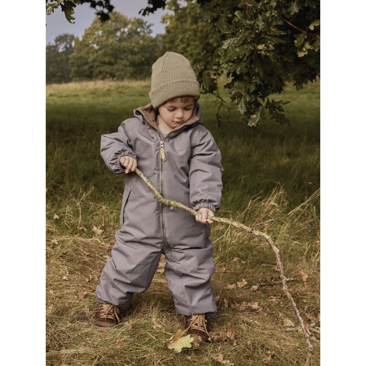 Combinaison De Ski gris - poppy seed, NAME IT