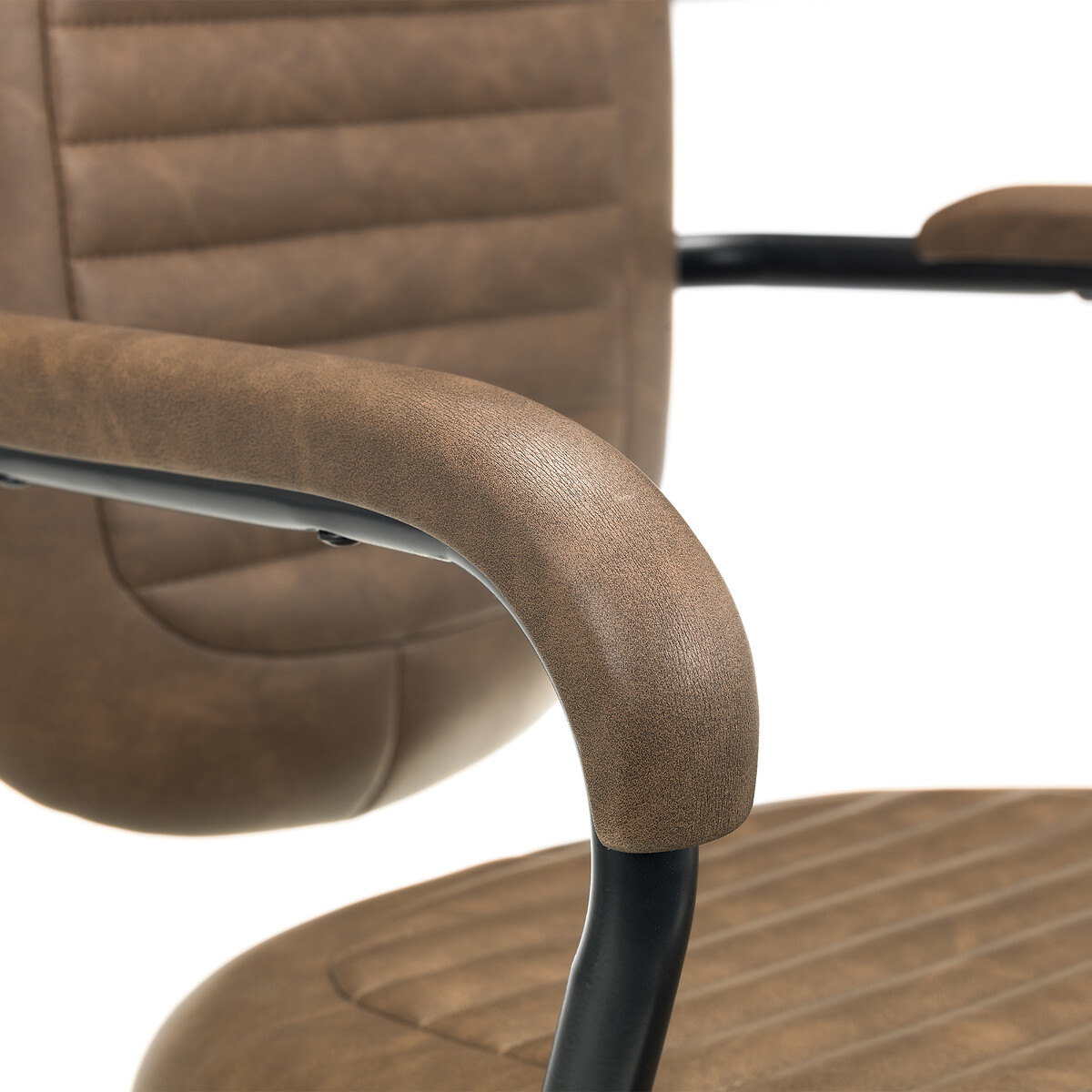 Gendry Leather Office Chair brown/black, SO'HOME