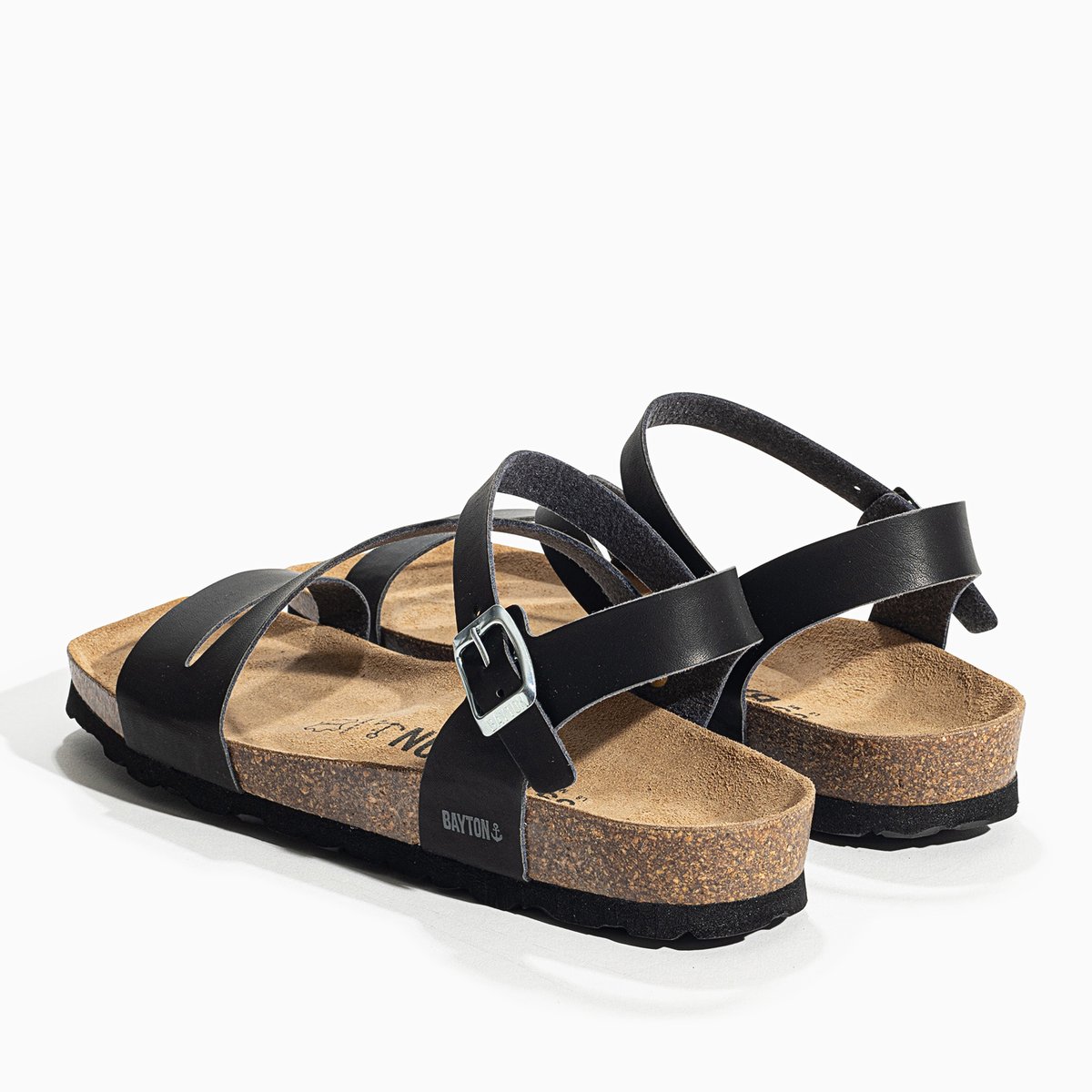 Sandales VIGO noir, BAYTON