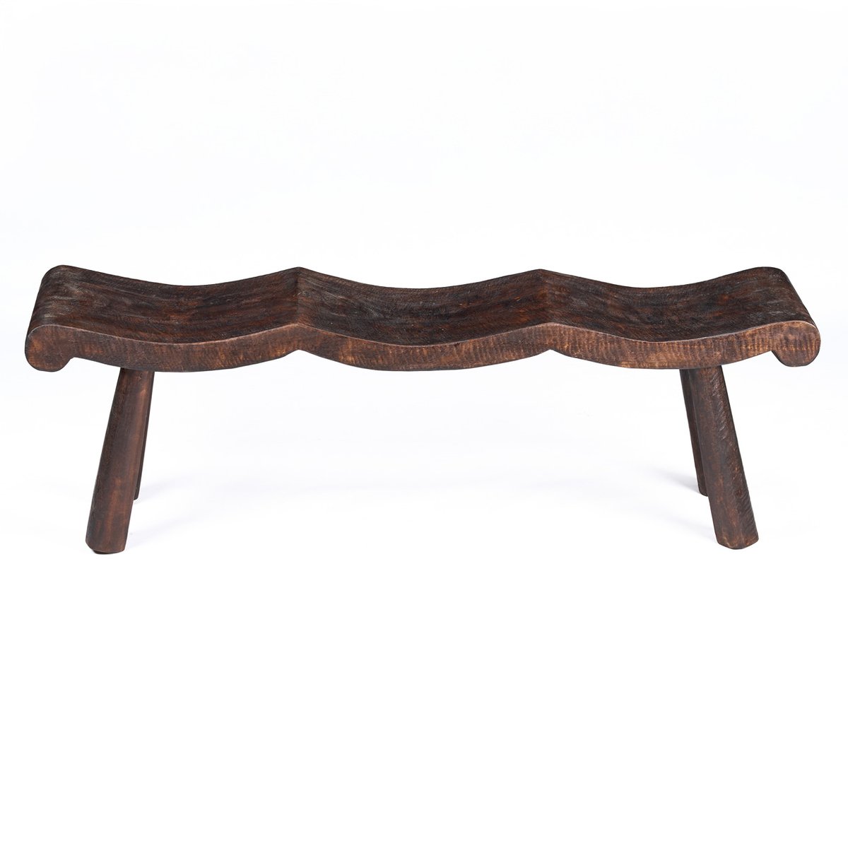 Banc en bois de manguier LOMBOK marron foncé, BAZAR BIZAR