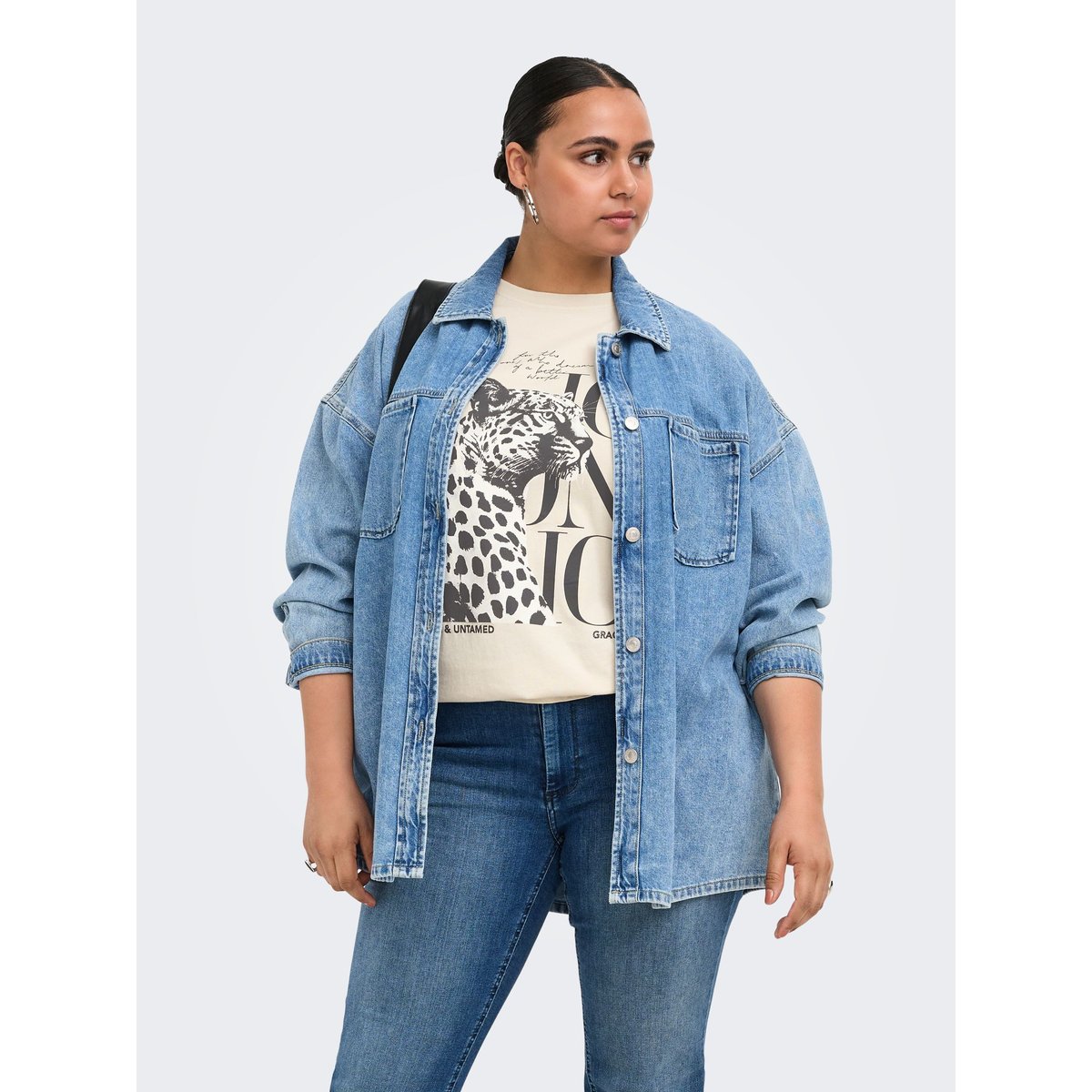 T-Shirt pumice stone, ONLY CARMAKOMA