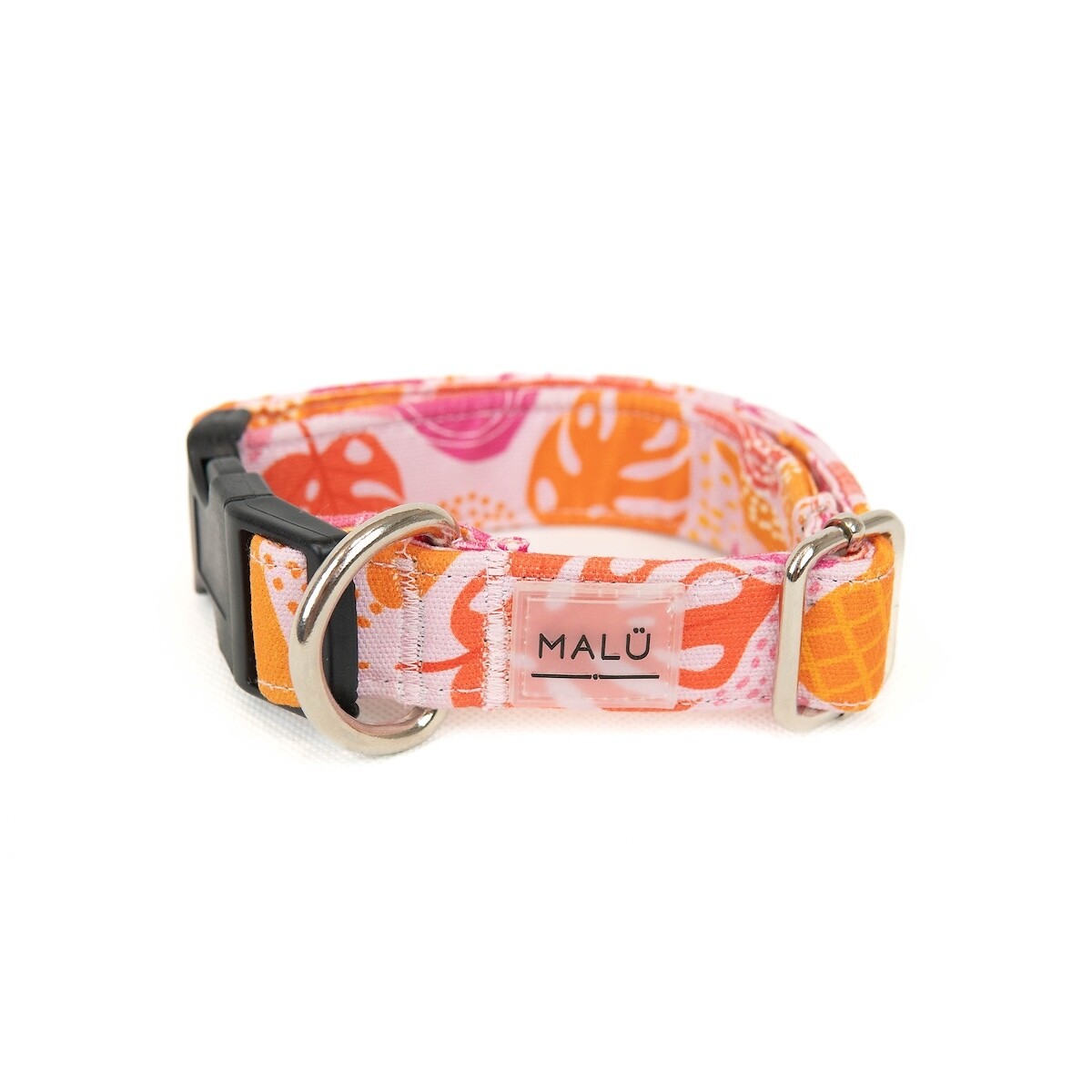Coleira para cão Azalea, Malü Pet Wear rosa, MALU PET WEAR