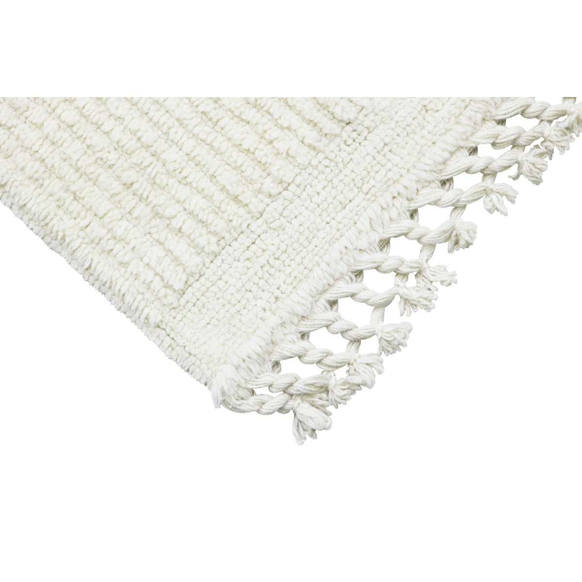 Tapis à laine Rectangulaire ARI blanc, LORENA CANALS