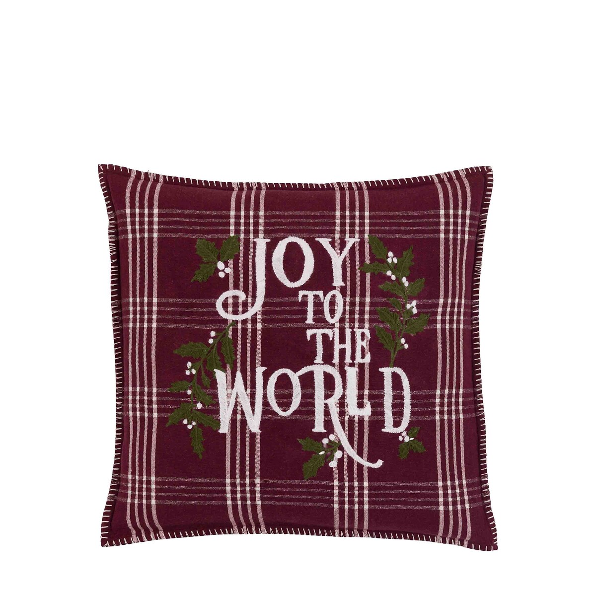 Vintage Joy to the World Cushion red, ÉDITÉ