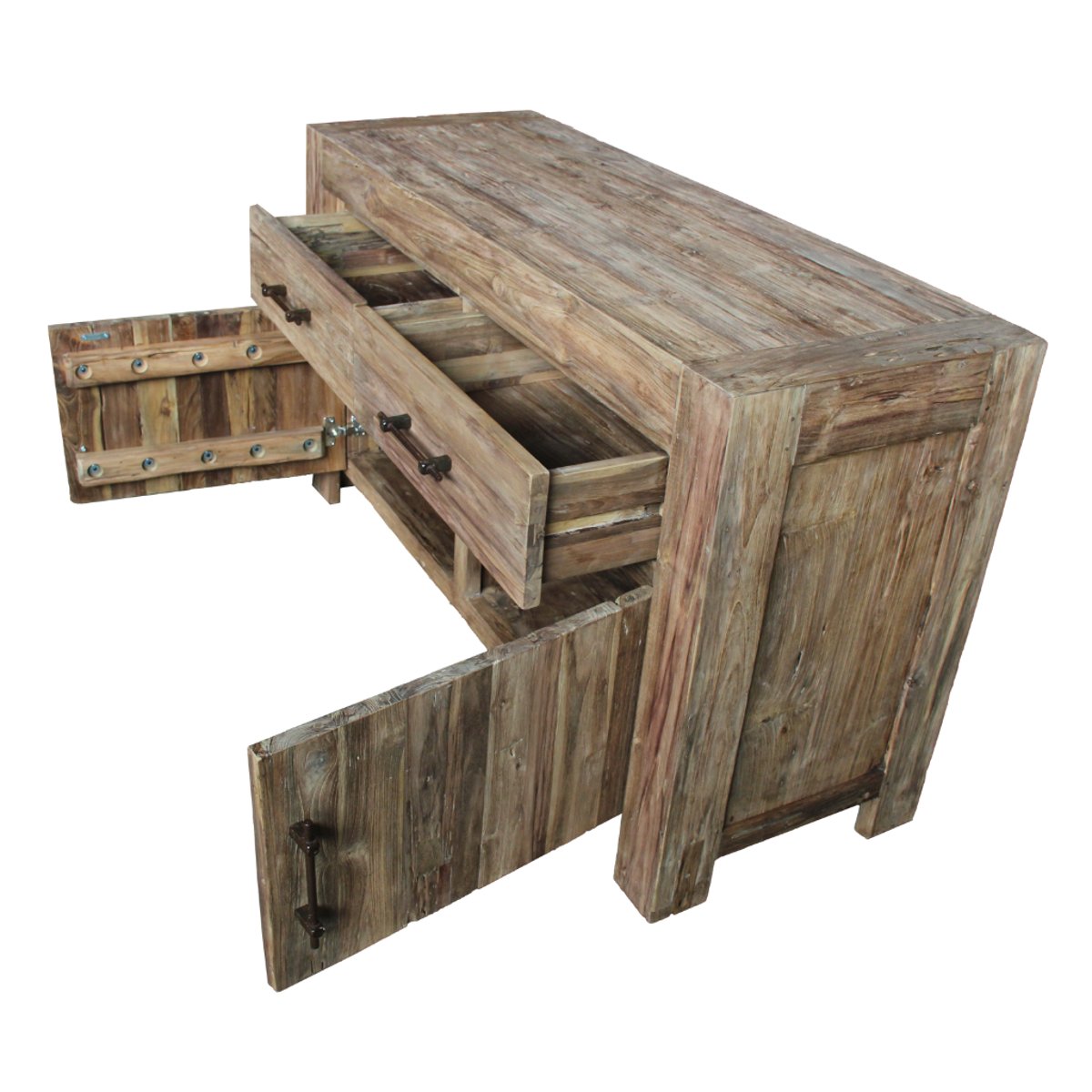 Buffet en teck recyclé HECTOR naturel, HYDILE