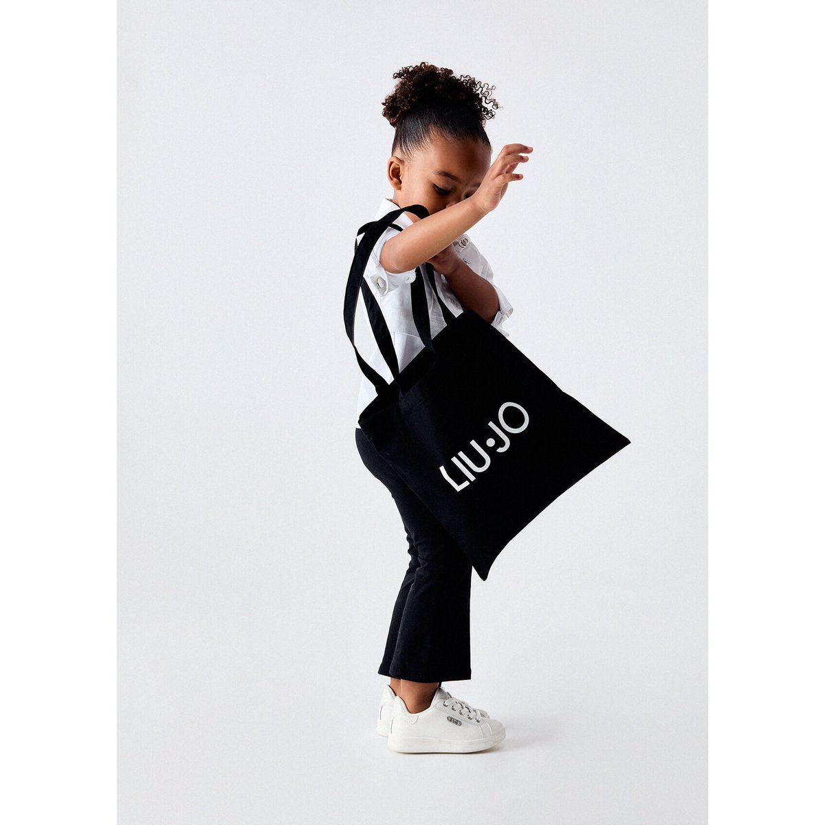 Ensemble avec t-shirt et cabas blanc, LIU JO