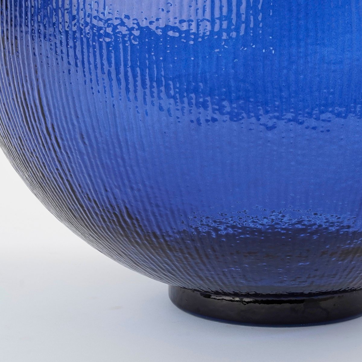 Bouteille décorative H42 cm FIRENZA bleu foncé, MICA DECORATIONS