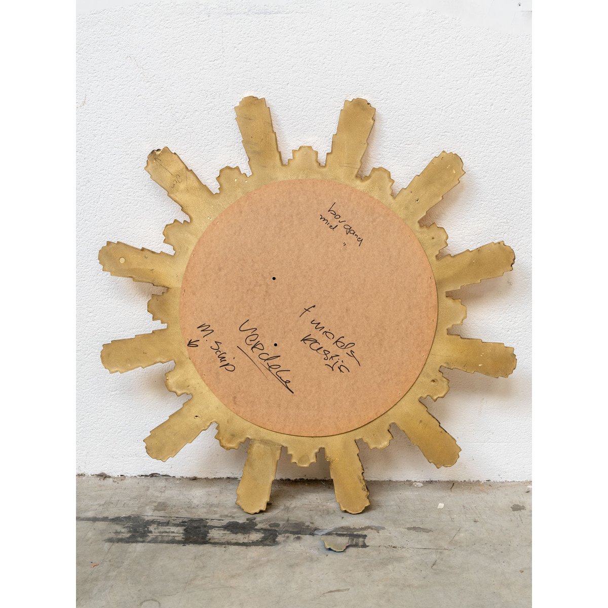 Grand miroir soleil doré Igor N°1119 - Bon état doré, DEBONGOUT