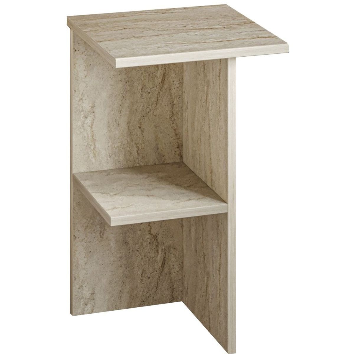 Table de chevet - SELIN travertin, HOMIFAB