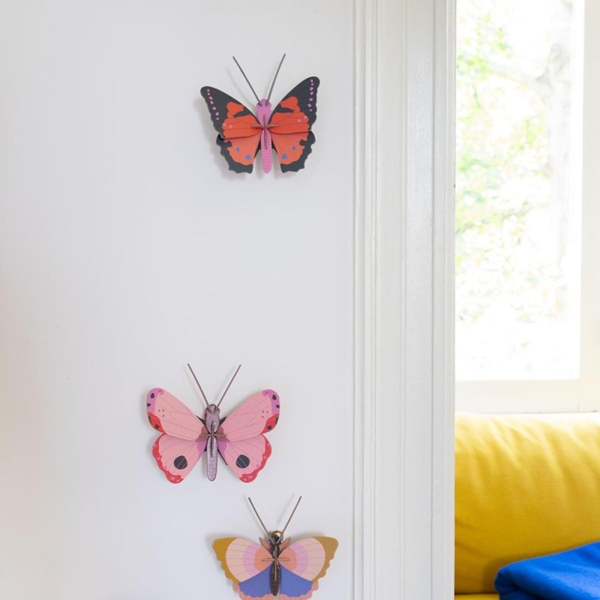 Papillon décoration murale Fox Butterfly orange, STUDIO ROOF