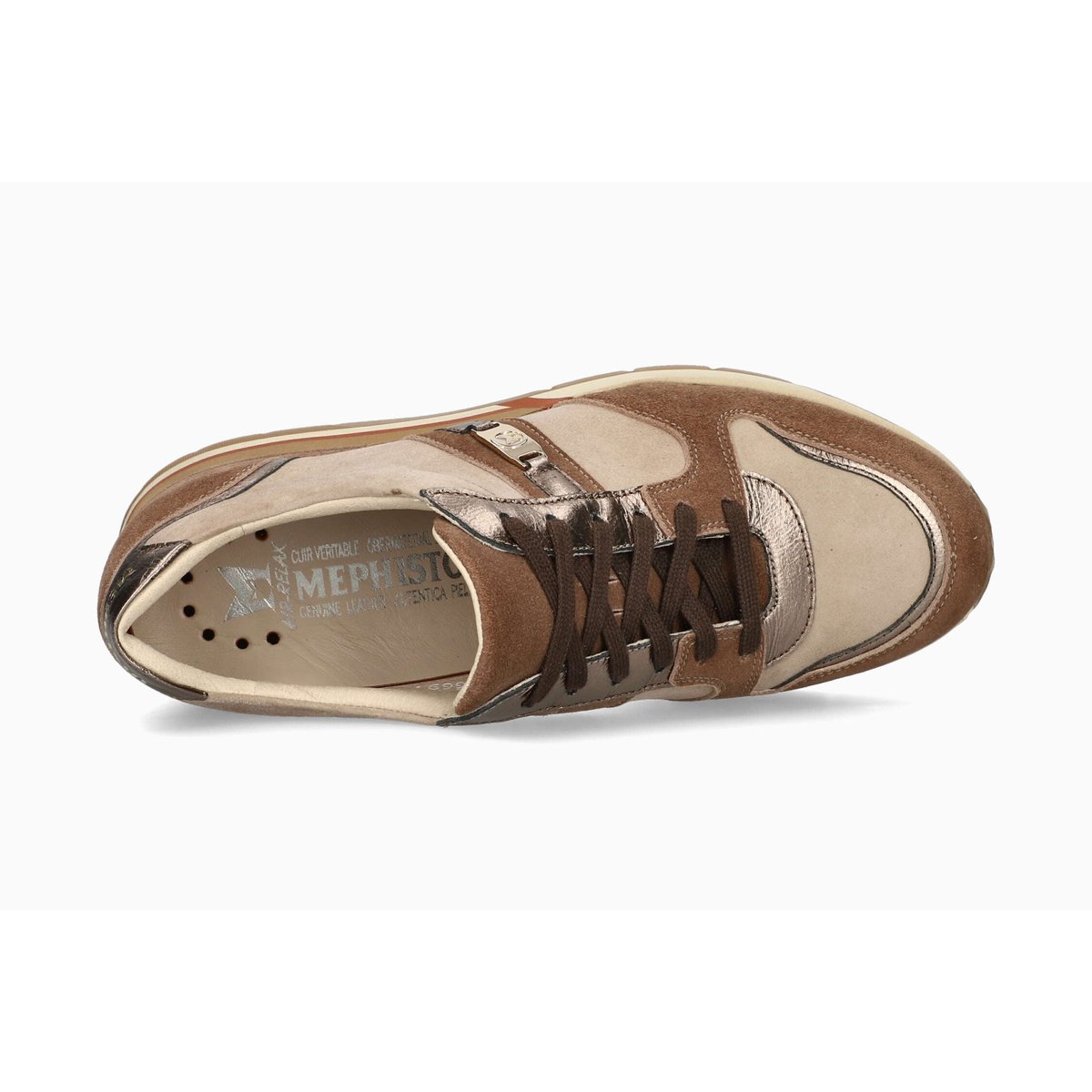 Baskets en cuir TEOLINA marron 514, MEPHISTO