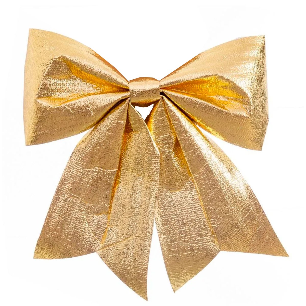 Décoration de Noël grand noeud doré 25cm doré, WADIGA