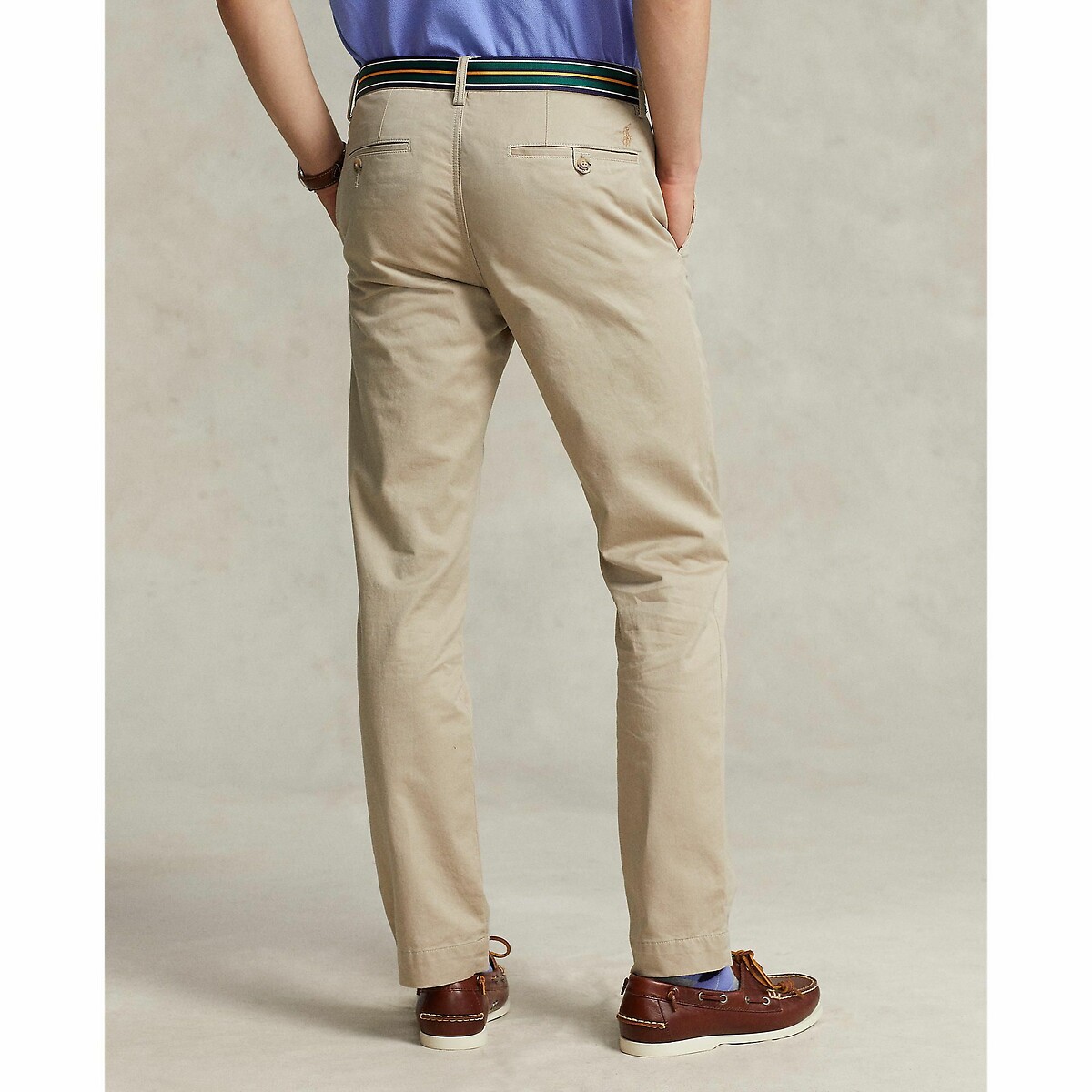 Pantalon chino slim stretch lavé beige, POLO RALPH LAUREN